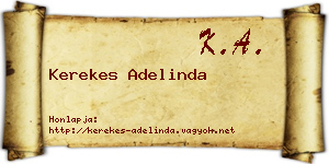Kerekes Adelinda névjegykártya